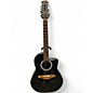 Used Ovation 6751 12-String Black 12 String Acoustic Electric Guitar thumbnail