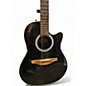 Used Ovation 6751 12-String Black 12 String Acoustic Electric Guitar
