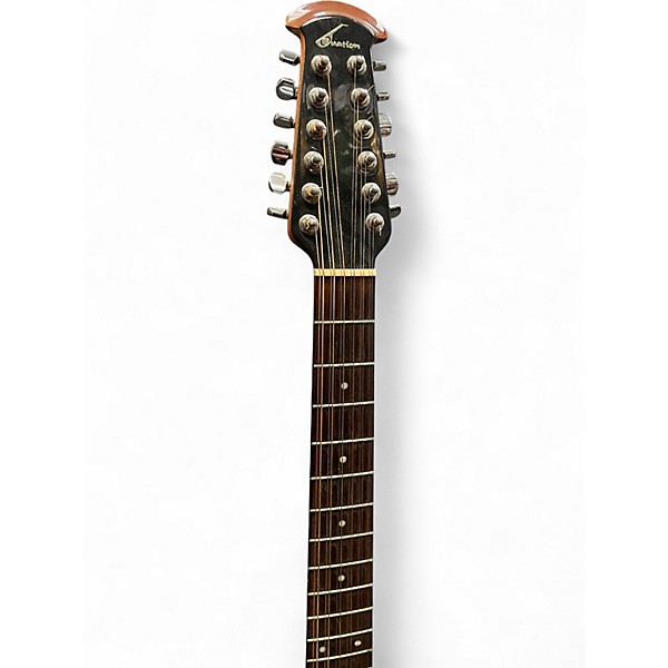Used Ovation 6751 12-String Black 12 String Acoustic Electric Guitar