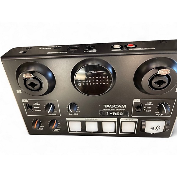 Used TASCAM US42B Mini Studio Creator Audio Interface