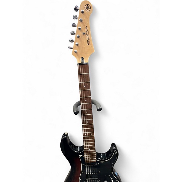 Used Yamaha Pac 012 Deluxe Pacifica sunburst Solid Body Electric Guitar