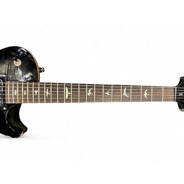 Used PRS 245 SE Trans Black Solid Body Electric Guitar