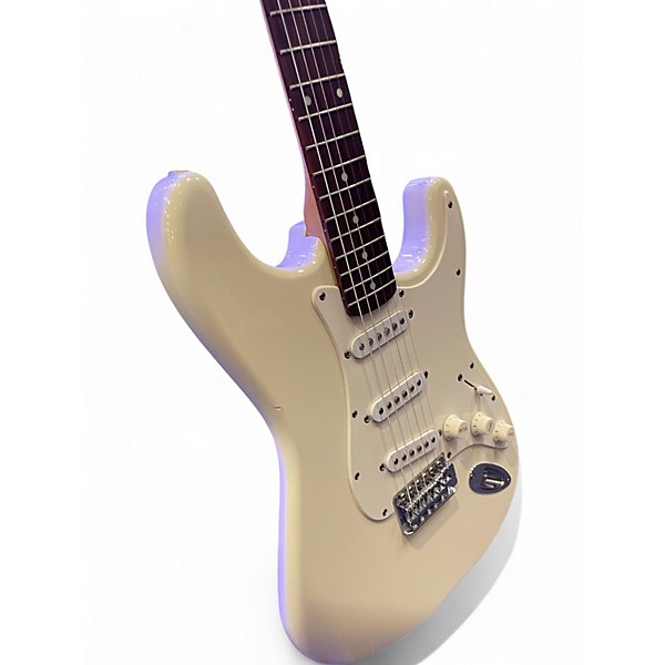 Used Squier Affinity Stratocaster WHITE Solid Body Electric Guitar