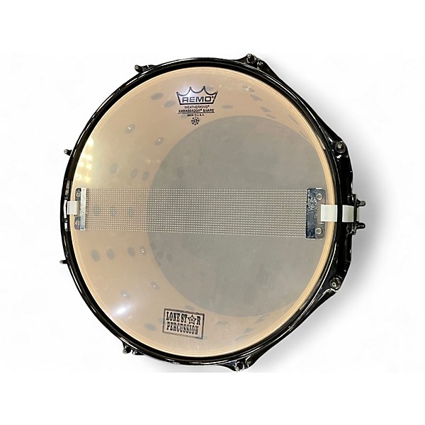 Used Pork Pie 7X13 Little Squealer Snare Flat Black Drum
