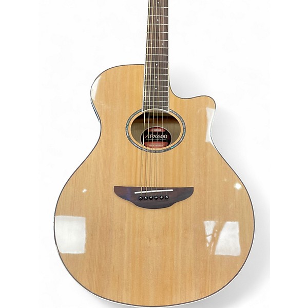 Used Yamaha APX600 Natural Acoustic Electric Guitar