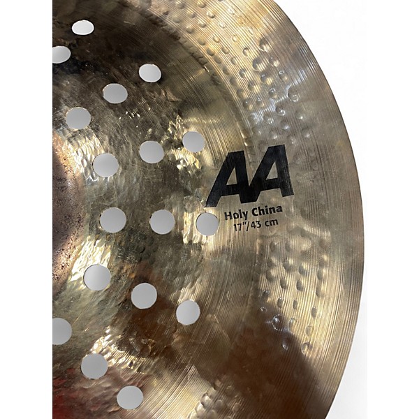 Used SABIAN 17in AA Holy China Brilliant Cymbal