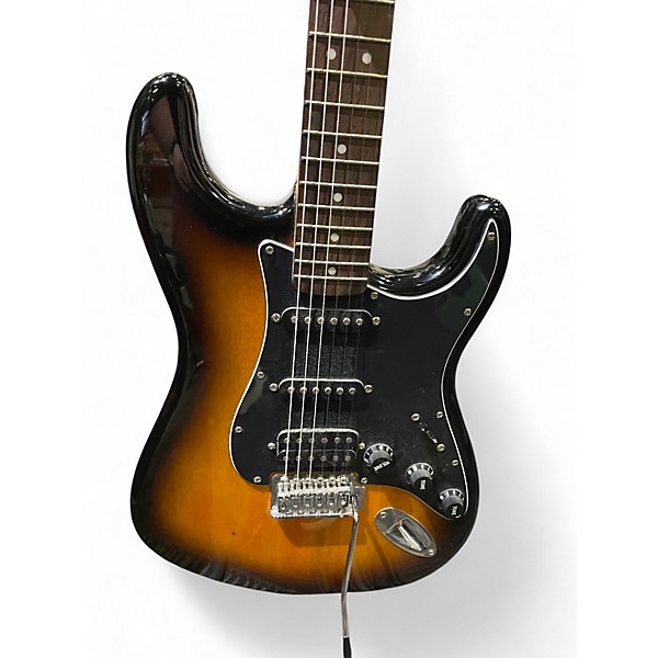 Used Squier Affinity Stratocaster 2 Color Sunburst Solid Body Electric Guitar