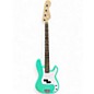 Used Squier Precision Bass Seafoam Green Electric Bass Guitar thumbnail