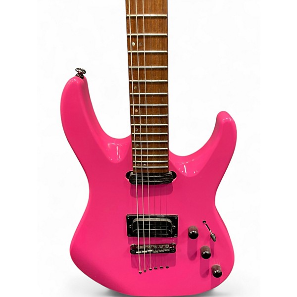 Used Mitchell MD200 Pink Solid Body Electric Guitar