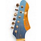 Used Fano Guitars Alt De Facto SP6 Heavy Distress Lake Placid Blue Solid Body Electric Guitar