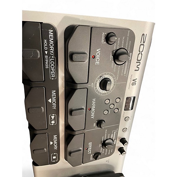 Used Zoom V6 VOCAL PROCESSOR Effect Pedal Package
