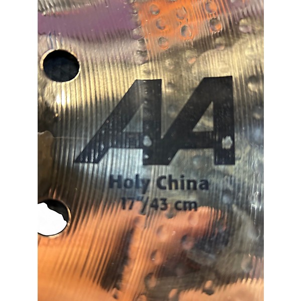 Used SABIAN 17in AA Holy China Brilliant Cymbal