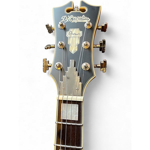 Used D'Angelico Premier Series DC Cream Hollow Body Electric Guitar