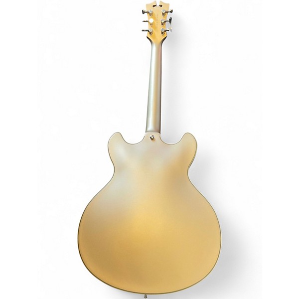 Used D'Angelico Premier Series DC Cream Hollow Body Electric Guitar