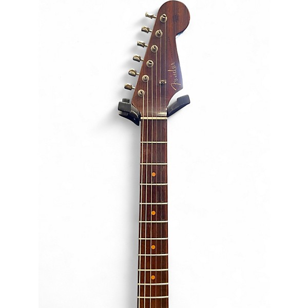 Used Fender D-Mag Strat Relic Custom Shop Silver Solid Body Electric Guitar