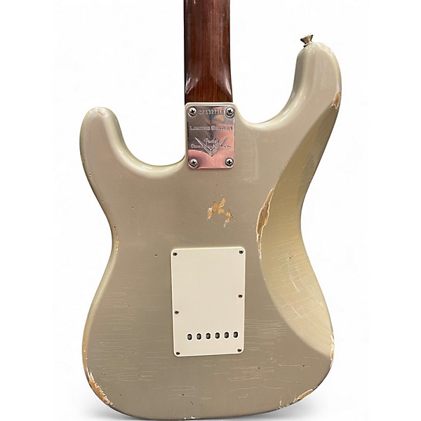 Used Fender D-Mag Strat Relic Custom Shop Silver Solid Body Electric Guitar