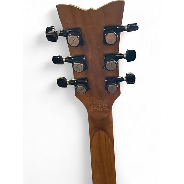 Used Schecter Guitar Research Solo II Blood Burst Solid Body Electric Guitar