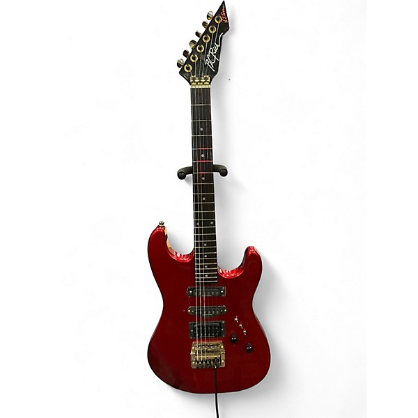 Vintage 1980s B.C. Rich ST3 Candy Apple Red Solid Body Electric Guitar