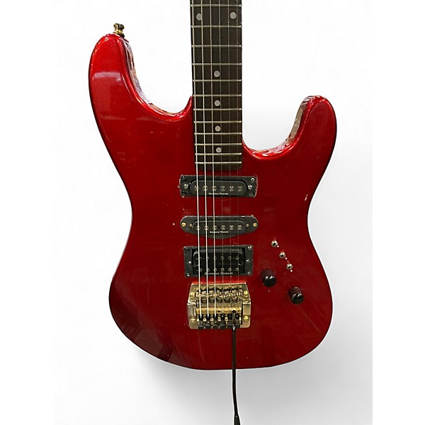 Vintage 1980s B.C. Rich ST3 Candy Apple Red Solid Body Electric Guitar