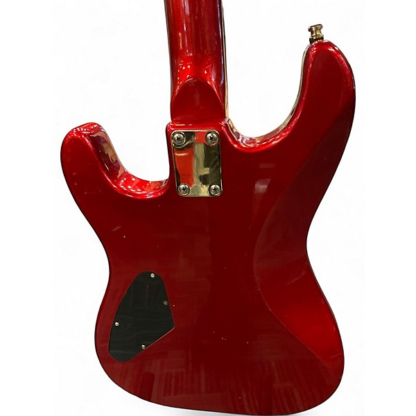Vintage 1980s B.C. Rich ST3 Candy Apple Red Solid Body Electric Guitar