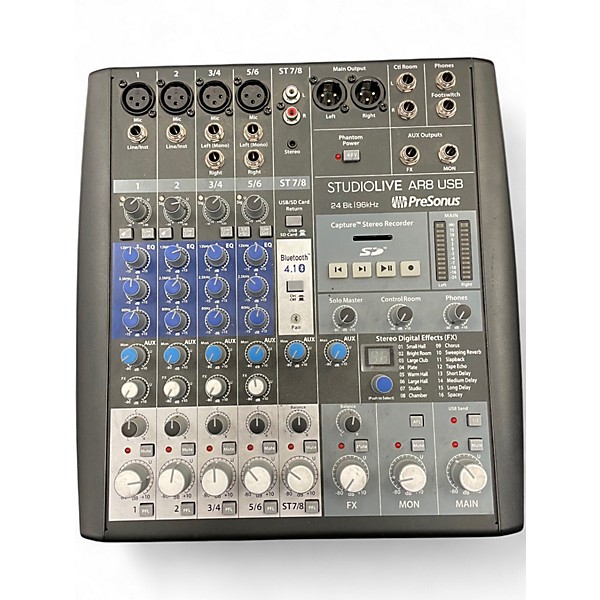 Used PreSonus StudioLive AR8 Unpowered Mixer