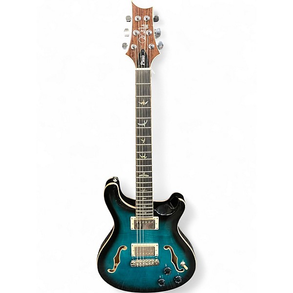 Used PRS Hollowbody II Piezo Turquoise Hollow Body Electric Guitar
