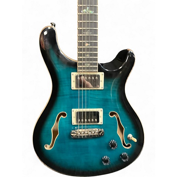 Used PRS Hollowbody II Piezo Turquoise Hollow Body Electric Guitar