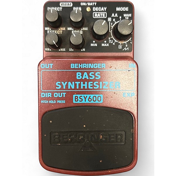 Used Behringer BSY600 Bass Synthesizer Bass Effect Pedal