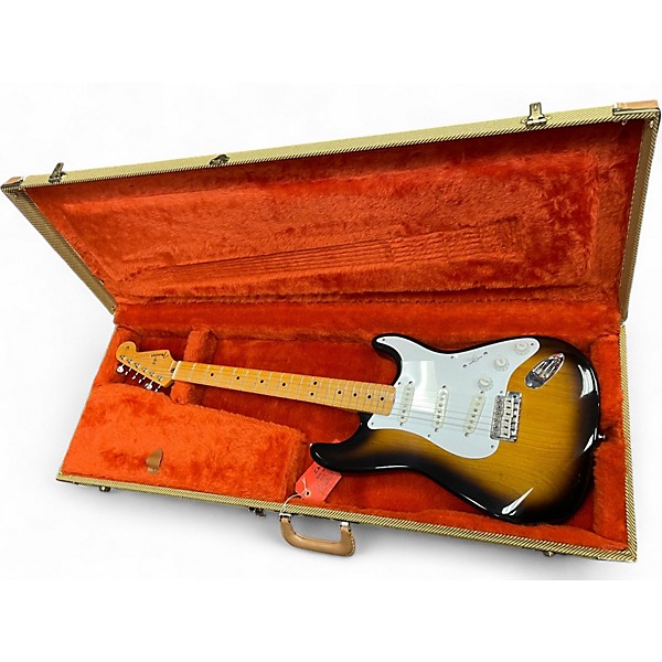 Vintage 1988 Fender AMERICAN VINTAGE 57 STRATOCASTER 2 Color Sunburst Solid Body Electric Guitar