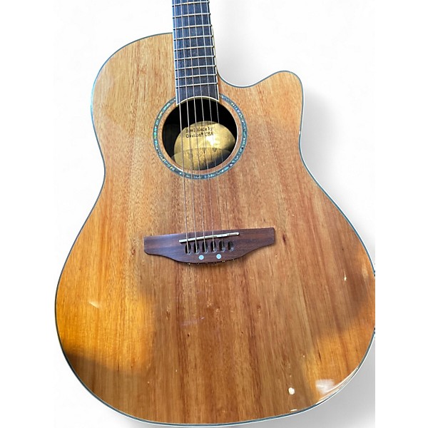 Used Ovation CC24 Celebrity Natural Acoustic Electric Guitar