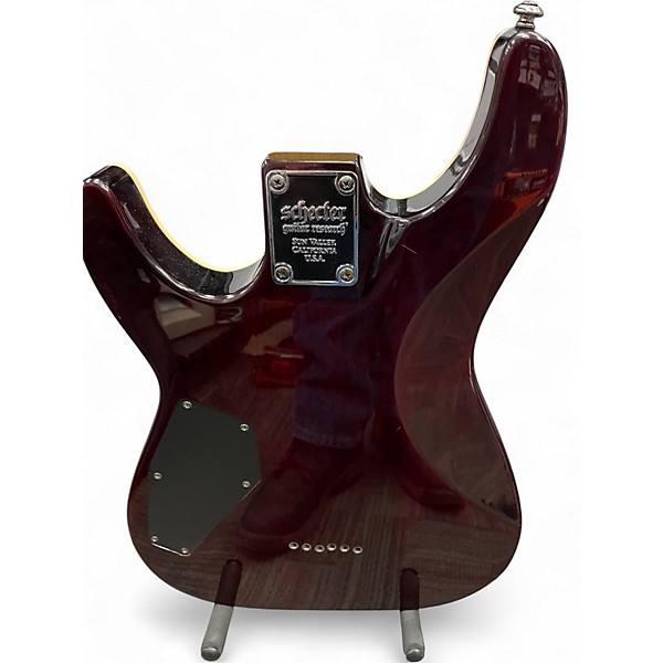 Used Schecter Guitar Research Omen Extreme 6 Black Cherry Solid Body Electric Guitar