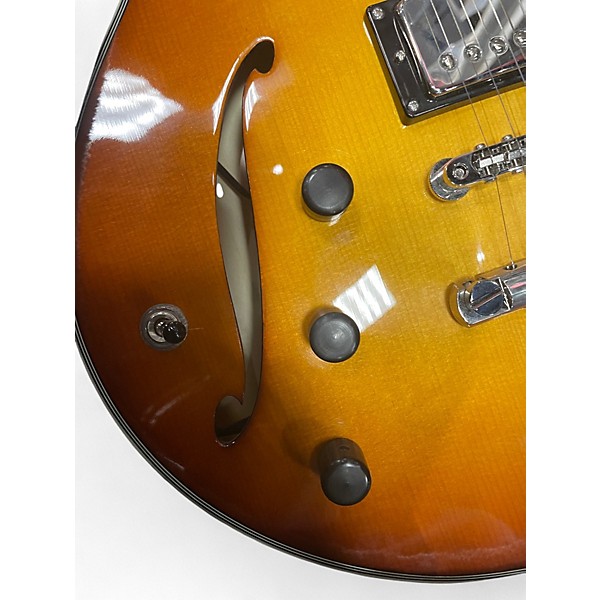 Used Eastman RomeoL Gold Burst Hollow Body Electric Guitar