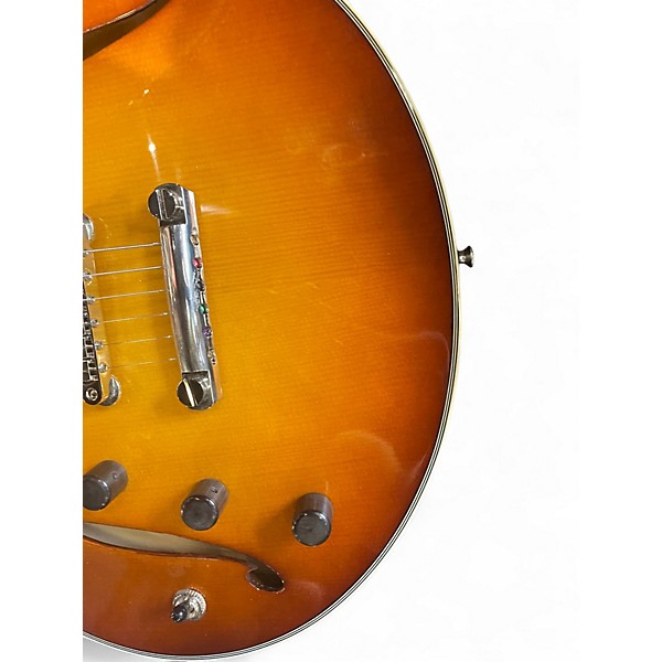 Used Eastman RomeoL Gold Burst Hollow Body Electric Guitar