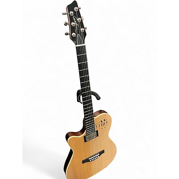 Used Godin A6 Ultra Left Handed Natural Acoustic Electric Guitar