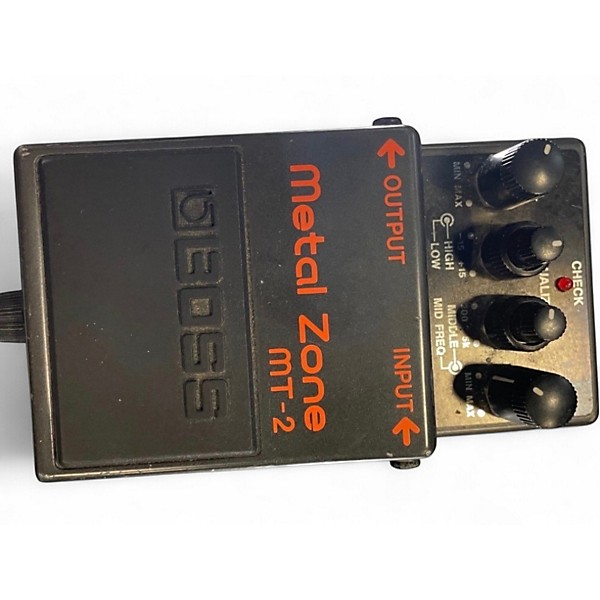 Used BOSS MT2 Metal Zone Distortion Effect Pedal