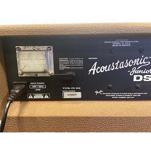 Used Fender Acoustasonic Jr Dsp 80W Acoustic Guitar Combo Amp