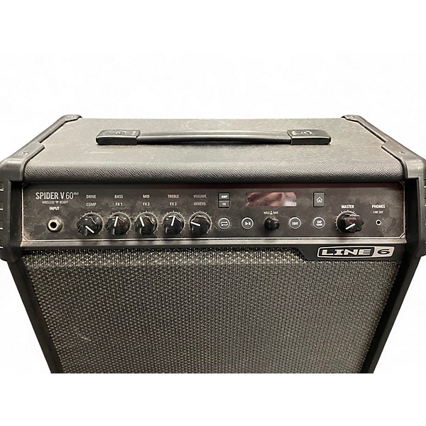 Used Line 6 Spider V 60 1x10 Guitar Combo Amp