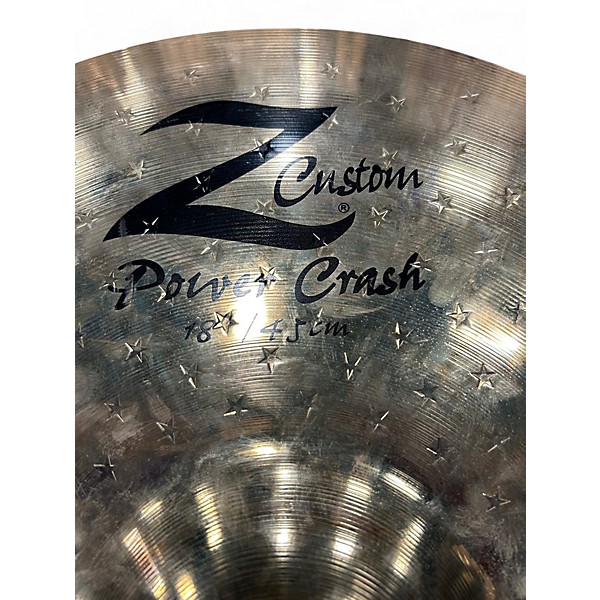 Used Zildjian 18in Z Custom Medium Crash Cymbal