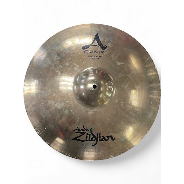 Used Zildjian 18in A Custom Fast Crash Cymbal