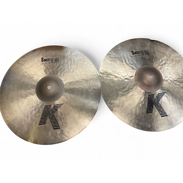 Used Zildjian 16in K Sweet Hi-Hat Pair Cymbal
