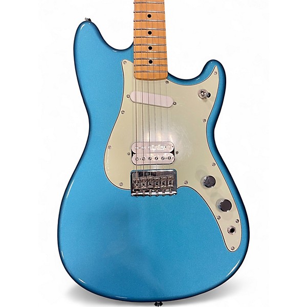 Used 2018 Fender Duo Sonic HS Lake Placid Blue Solid Body Electric Guitar