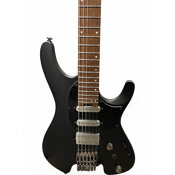 Used Ibanez Q54 HEADLESS Black Solid Body Electric Guitar