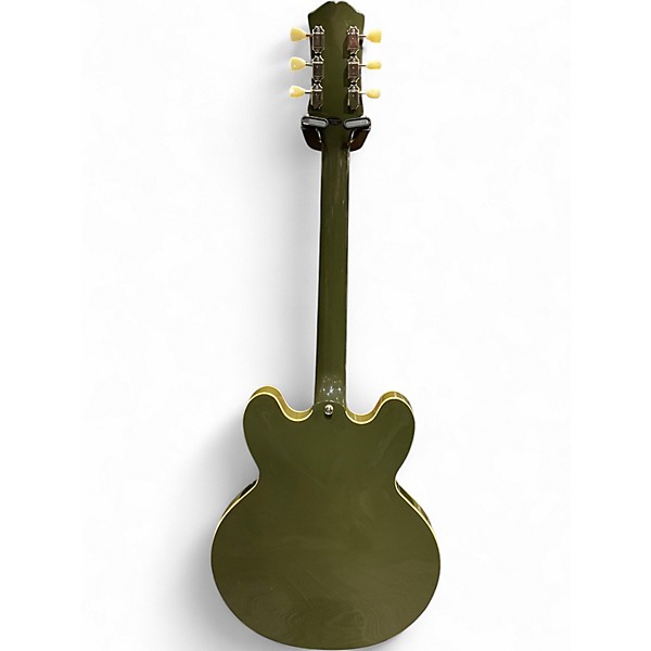 Used Epiphone ES335 BIGSBY OLIVE DRAB Hollow Body Electric Guitar
