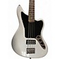 Used Squier Vintage Modified Jaguar Bass Silver Electric Bass Guitar