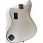 Used Squier Vintage Modified Jaguar Bass Silver Electric Bass Guitar