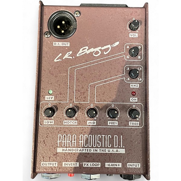 Used LR Baggs Para Acoustic DI Direct Box Pre With EQ Direct Box