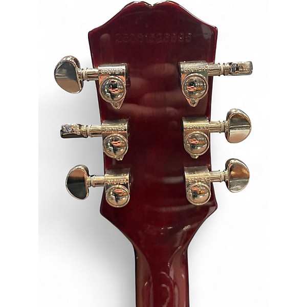 Used Epiphone Les Paul Custom Widow Crimson Red Burst Solid Body Electric Guitar