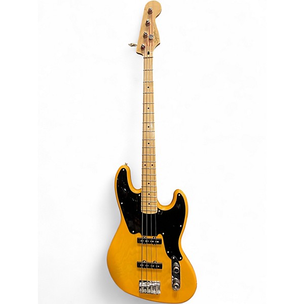 Used 2021 Squier Paranormal Jazz Bass 54 Butterscotch Electric Bass Guitar