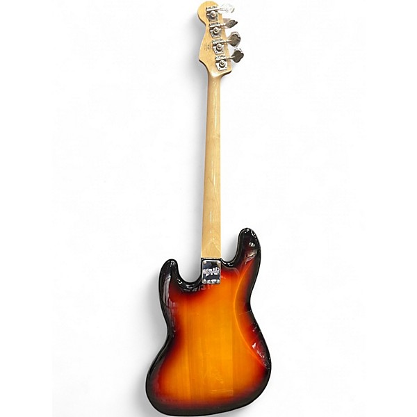 Used Squier Paranormal Jazz Bass 54 3 Tone Sunburst Electric Bass Guitar