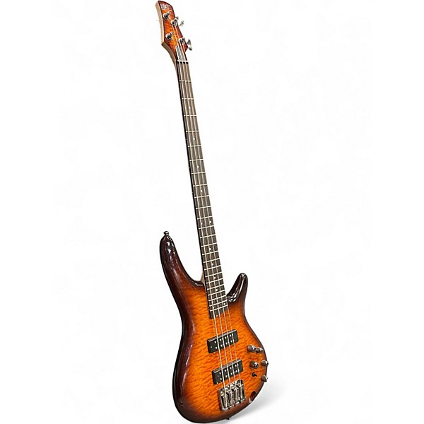 Used Ibanez SR4000E Quilt Maple Electric Bass Guitar